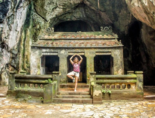 Yoga at an ancient place