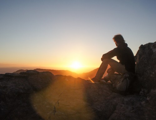 a sunrise on a peak is pure joy